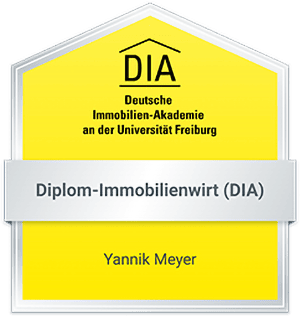 Logo der Deutschen Immobilien-Akademie an der Universität Freiburg.